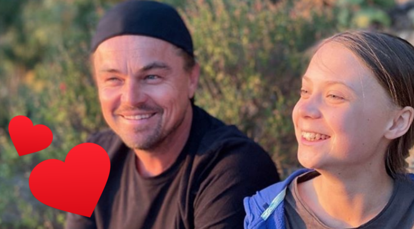 Leonardo-DiCaprio-traffar-Greta-Thunberg